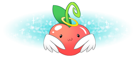 Image of the Cherunim Cherry Cherubim mascot.